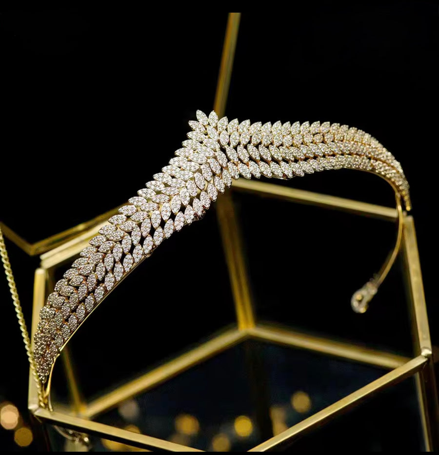Maryam Bridal Crown l 2 Colours