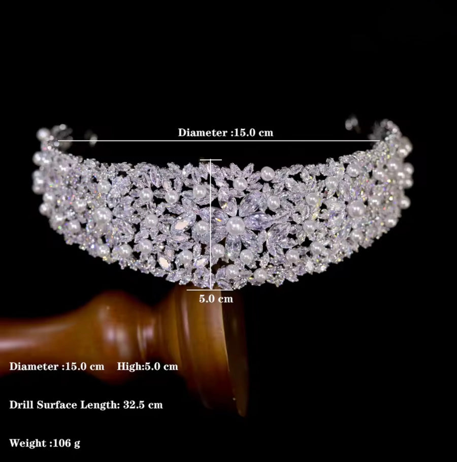 Krystal Bridal Headband