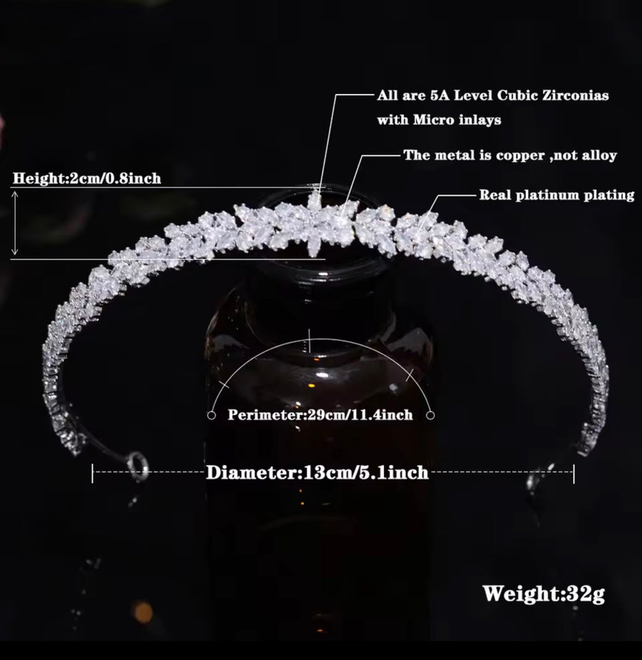Estelle Bridal Headband l 2 Colours