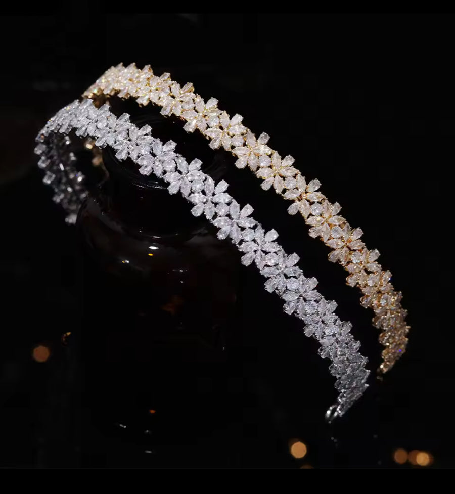 Adela Bridal Headband l 2 Cololurs