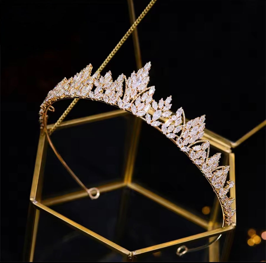 Aaliyah Bridal Crown (Pre-Order) l 2 colours