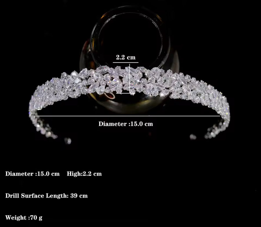 Vera Bridal Headband l 2 Colours